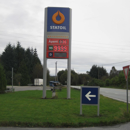 Statoil, service og vedlikehold på skilt